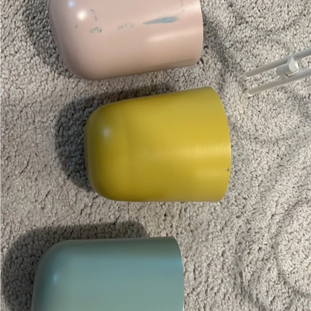 West elm 3 pot planter